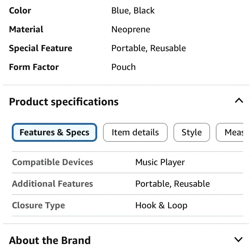 Belkin Black and Blue Fitness Armband
